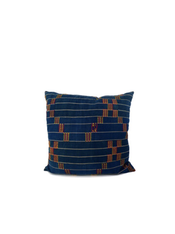 19th Century African Indigo Textile Pillow 77193