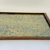 Limited Edition Walnut Tray with Vintage Italian Marbleized Paper 76144