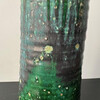 Large Green Glazed Japanese Oribe Pottery 73976