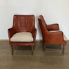 Pair of Arne Vodder Leather Chairs 74617