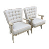 Pair of Guillerme & Chambron Arm Chairs 40856