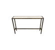 Limited Edition Brass and Oak Console 37679