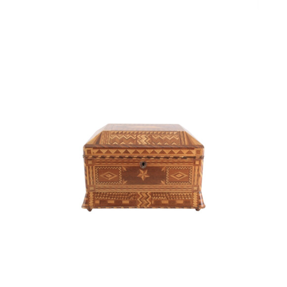 Antique 19th Century Inlaid Box 66926