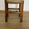 1960's French Rope and Oak Stool 74382