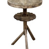 Lucca Studio Walnut Side Table with Base Detail 35890