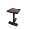 Lucca Studio Rhodes Walnut Side Table 74590