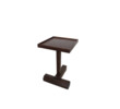 Lucca Studio Rhodes Walnut Side Table 76461