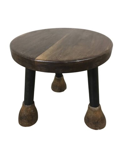 Limited Edition Side Table of Antique Elements 44476