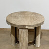 Lucca Studio Miles Oak and Bronze Side Table 57849