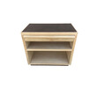 Lucca Studio Paola Night Stand - Leather Top and base 38882