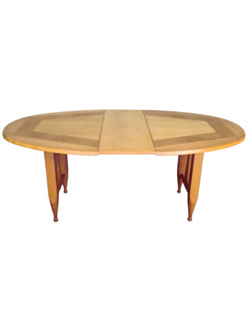 Guillerme & Chambron Oak Oval Dining Table 47722