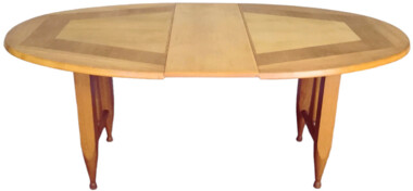 Guillerme & Chambron Oak Oval Dining Table 50001