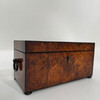 English 19th Century Burl Walnut Tea Caddy 71757