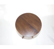 Lucca Studio Hazel Walnut Side Table with Base Detail 67160