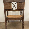 Single 1940's Woven Arm Chair 67171