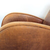 Pair of French 1940's Leather Arm Chairs 44553