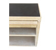 Lucca Studio Paola Night Stand - Leather Top and base 38883