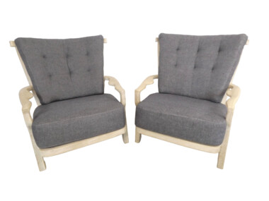 Pair of Guillerme & Chambron Arm Chairs 45057