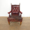 19th Century English Leather Chair 61920