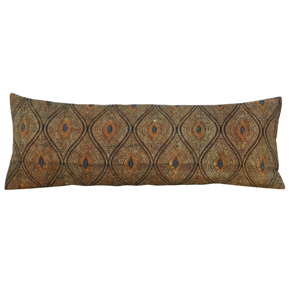 Vintage Indonesian Batik Large Lumbar Pillow 67376