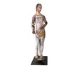 18th Century Wood Sculpture of Woman 42549