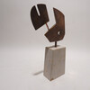 Limited Edition Hammered Bronze and Stone Sculpture 58897
