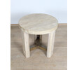 Lucca Studio Miles Oak and Bronze Side Table 44236