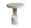 Limited Edition Oak and Stone Side Table 41209
