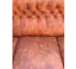 English Leather Tufted Sofa 60986
