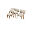 Set of (4) French Antique Dining Chairs 34894