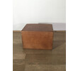 Vintage Italian Leather Coffee Table Cube 59278
