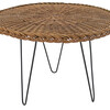 French Rattan Side Table 12814