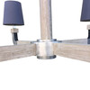 Limited Edition Oak and Aluminium Chandelier 36186