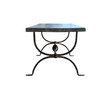 French Iron Base Coffee Table 36549