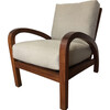 Pair of French Wood and Cane Arm Chairs 39920