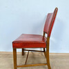 Early Set of (4) Fritz Hansen Vintage Leather Dining Chairs 56698