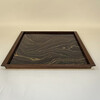 Limited Edition Walnut Tray with Vintage Italian Marbleized Paper 76016