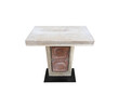 Limited Edition Oak Side Table with Georges Jouve Ceramic 46107