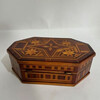 American 19th Century Inlaid Hardwood Box 72348