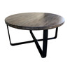 Limited Edition Coffee Table With Leather Base 35413