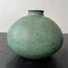 Vintage Japanese Bulbous Bronze Vase 68820