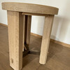 Lucca Studio Miles Oak and Bronze Side Table 75810