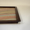 Limited Edition Walnut Tray with Vintage Italian Marbleized Paper 76293