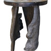 Limited Edition Sculptural Wood Side Table 40431