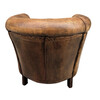 Single French 1930's Leather Armchair 37872