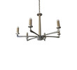 Lucca Studio Porto Oak and Stainless Chandelier 40000