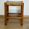 1960's French Rope and Oak Stool 75276