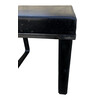 Lucca Studio Vaughn (stool) of black leather top and base 38927