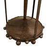 Belgian Oak and Iron Side Table 35880