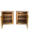 Pair of French Parchment Nightstands 74995